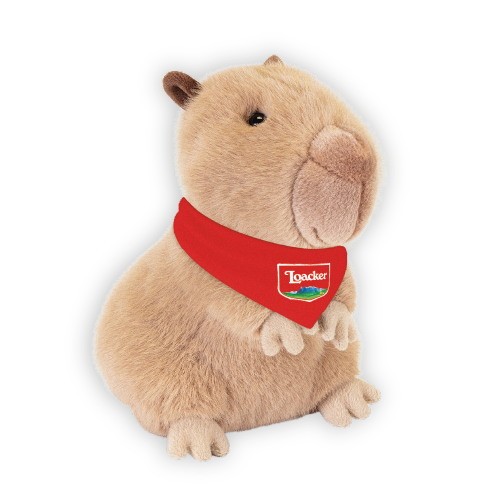 Anteprima peluche Trudi a forma di capibara