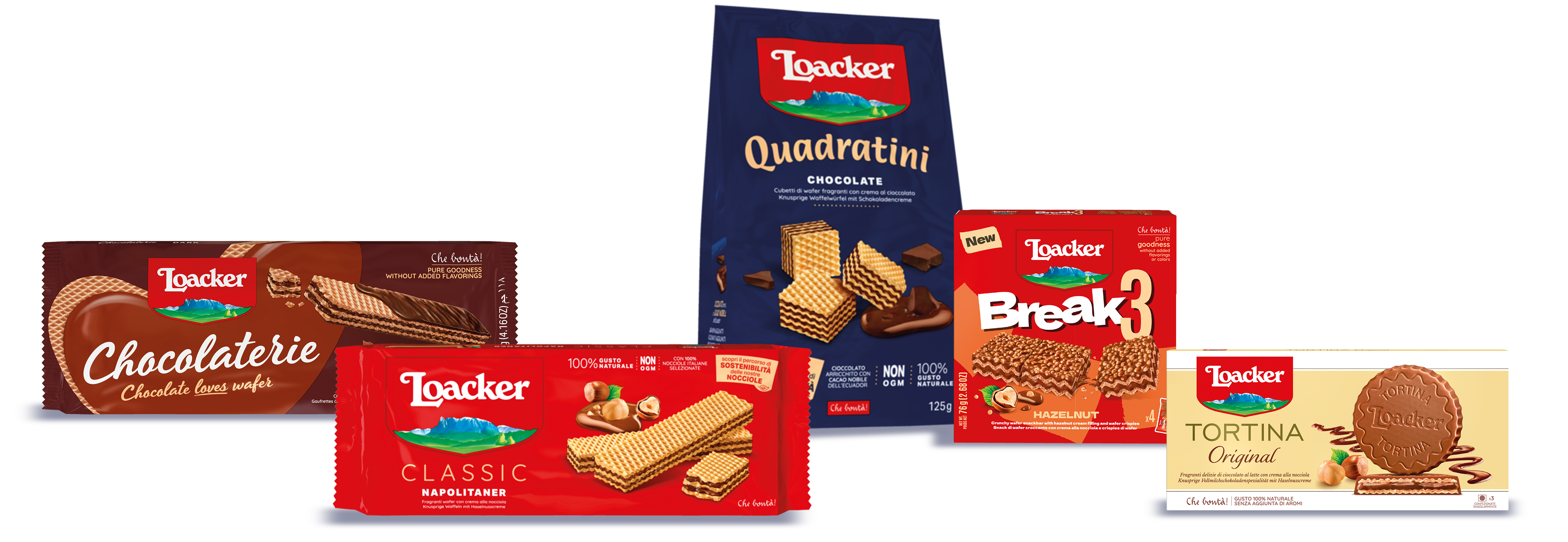 Prodotti Loacker coinvolti nell'iniziativa